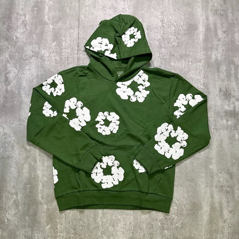 Denim Tears The Cotton Wreath Sweatshirt
Green Size M-XL AUTHENTIC